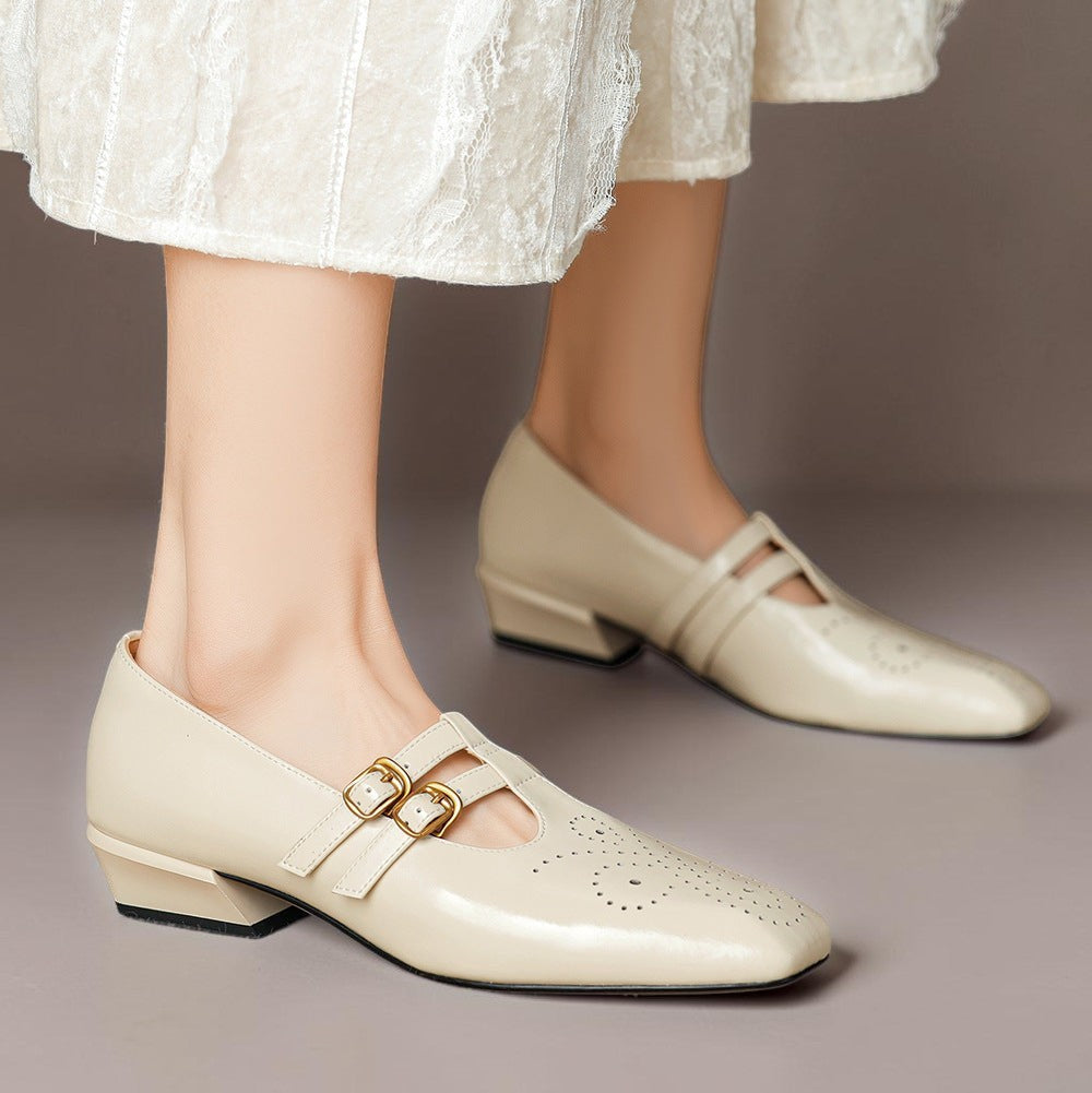 NUALA CORK | Pauline Double-Strap Mary Janes
