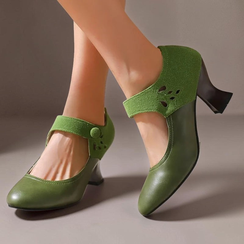 NUALA CORK | Camille Ankle-Strap Heels