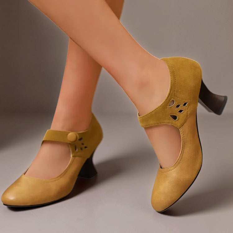 NUALA CORK | Camille Ankle-Strap Heels
