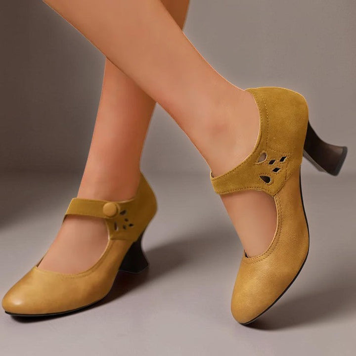 NUALA CORK | Camille Ankle-Strap Heels
