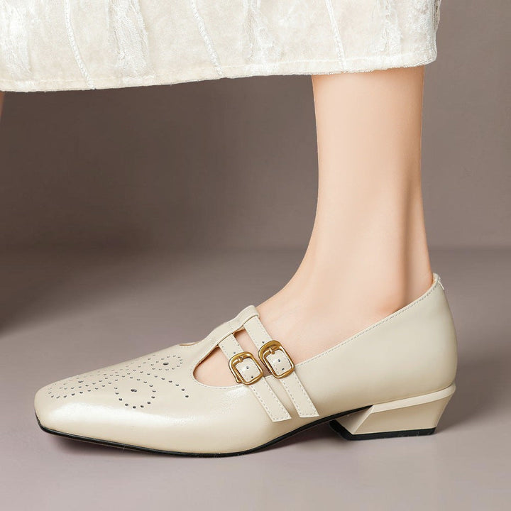 NUALA CORK | Pauline Double-Strap Mary Janes
