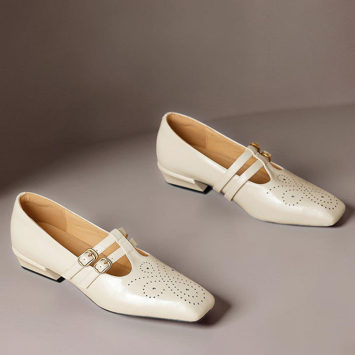 NUALA CORK | Pauline Double-Strap Mary Janes