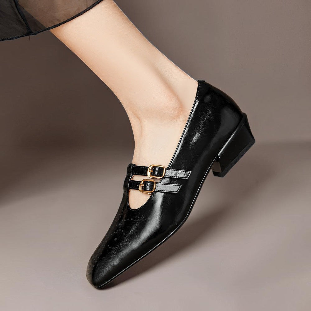 NUALA CORK | Pauline Double-Strap Mary Janes