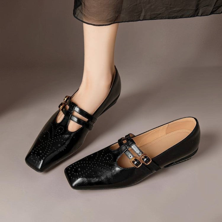 NUALA CORK | Pauline Double-Strap Mary Janes
