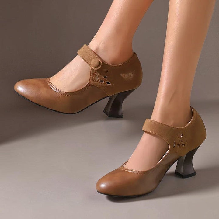 NUALA CORK | Camille Ankle-Strap Heels
