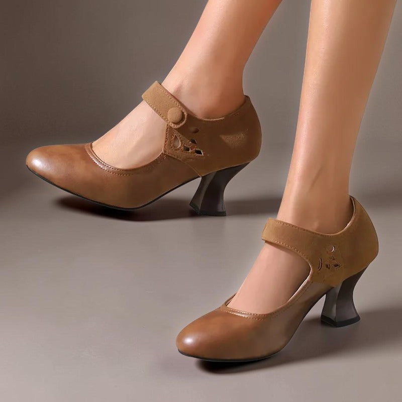 NUALA CORK | Camille Ankle-Strap Heels