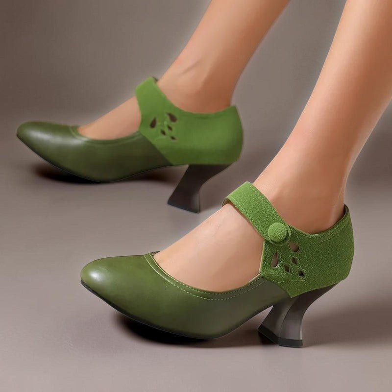 NUALA CORK | Camille Ankle-Strap Heels