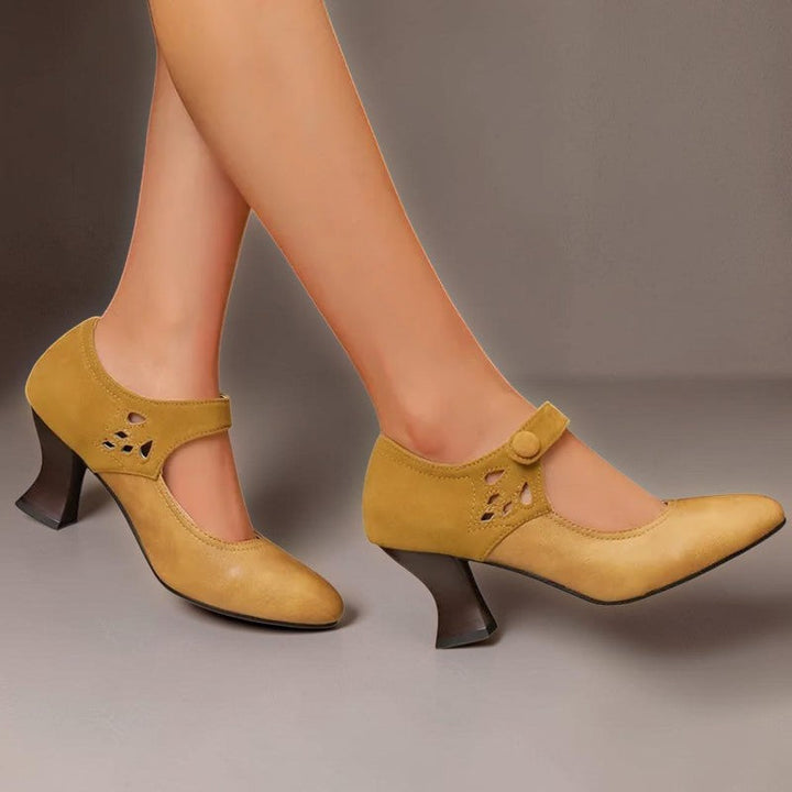 NUALA CORK | Camille Ankle-Strap Heels