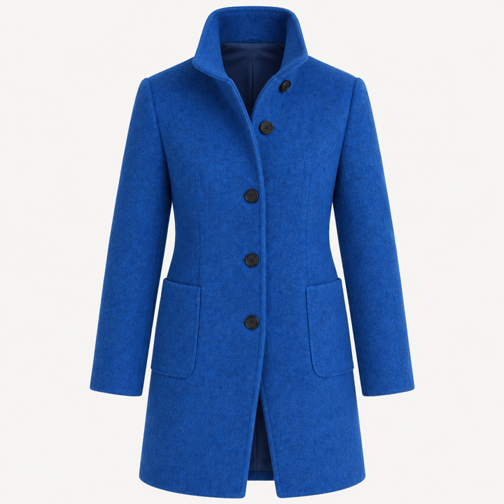 Women's Wool Blend Jacket – High Collar