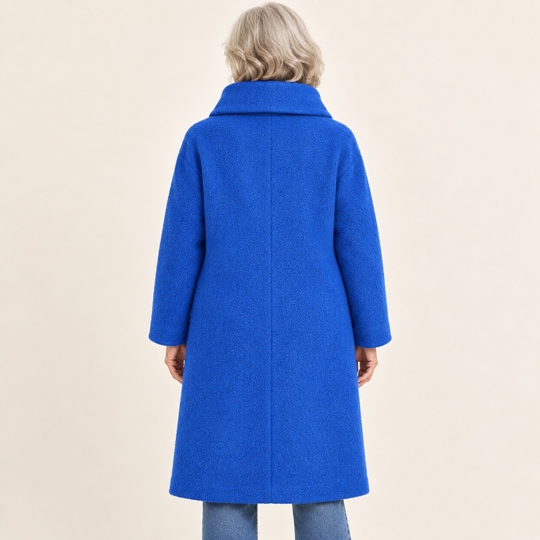Women's Wool Blend Jacket – High Collar