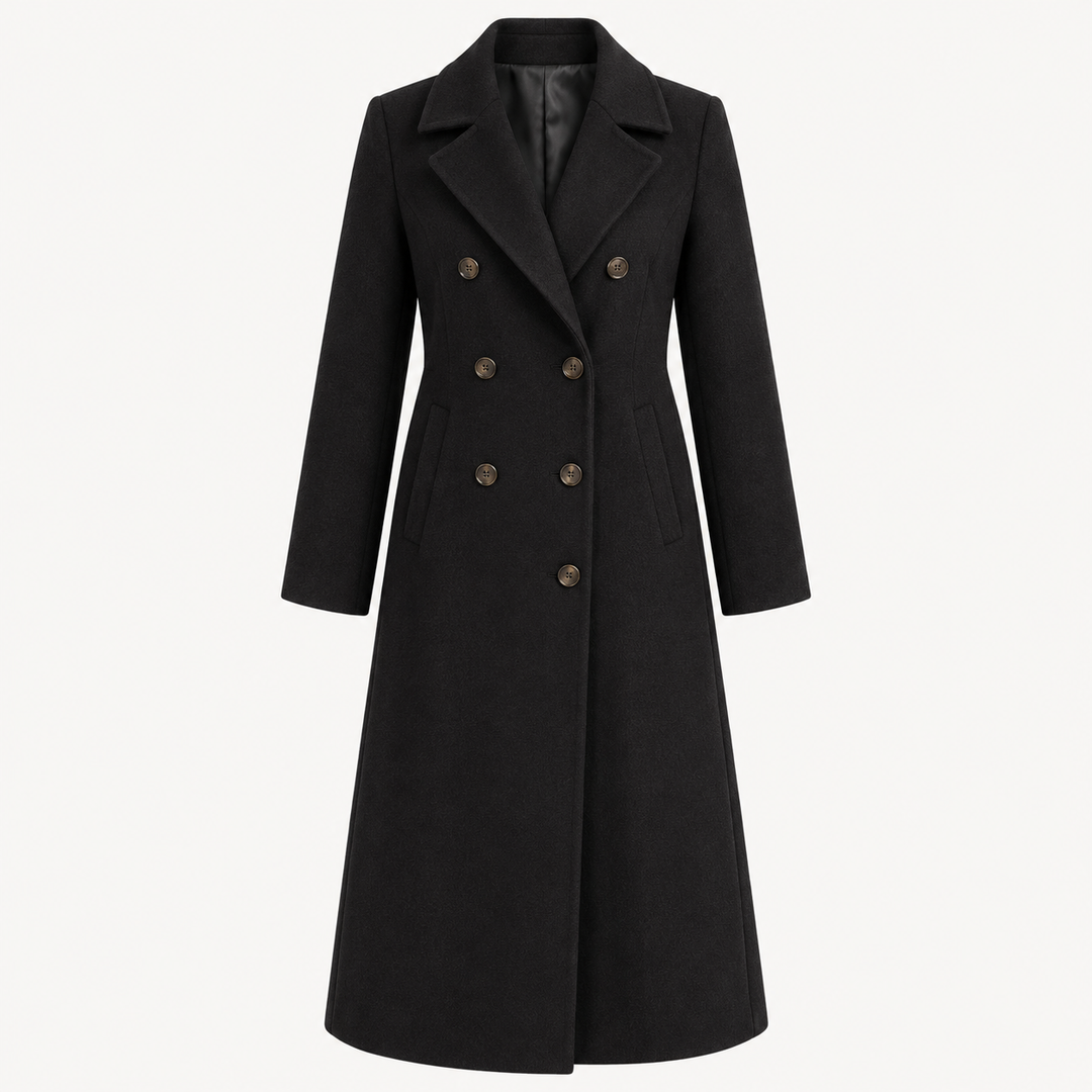 Women's Structured Double-Breasted Coat