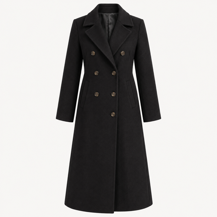 Women's Structured Double-Breasted Coat