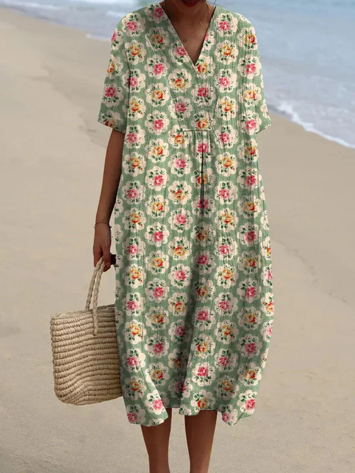 Odharnait - Floral Print Dress