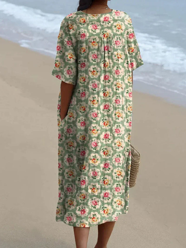 Odharnait - Floral Print Dress